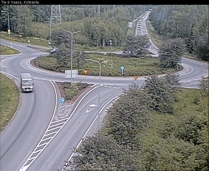 Weather Camera Image Väg 8 Vasa, Kotiranta, Vaasa, Pohjanmaa