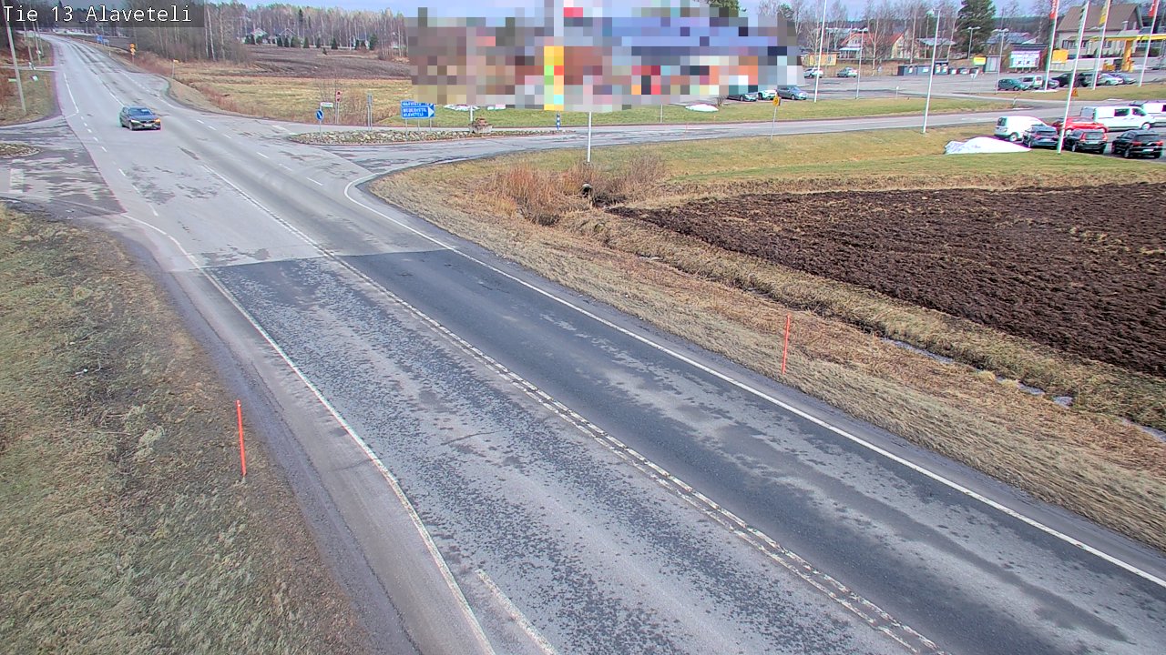 Weather Camera Image Road 13 Kruunupyy Alaveteli, Kruunupyy, Pohjanmaa