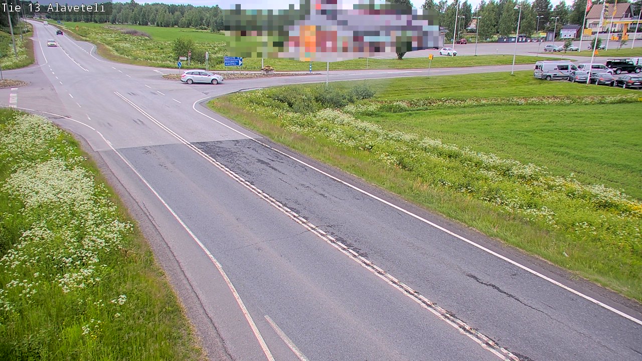 Weather Camera Image Road 13 Kruunupyy Alaveteli, Kruunupyy, Pohjanmaa