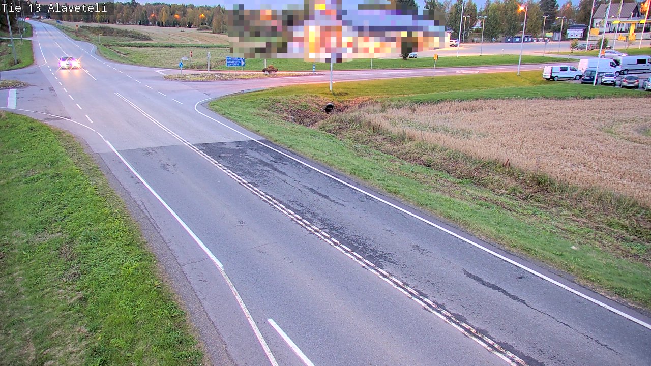 Kelikamerat Kuva Tie 13 Kruunupyy Alaveteli, Kruunupyy, Pohjanmaa