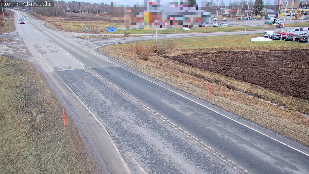 Weather Camera Image Road 13 Kruunupyy Alaveteli, Kruunupyy, Pohjanmaa