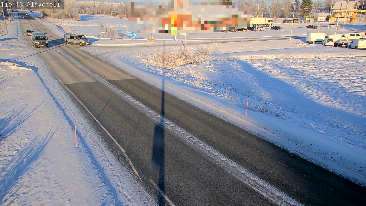 Weather Camera Image Road 13 Kruunupyy Alaveteli, Kruunupyy, Pohjanmaa