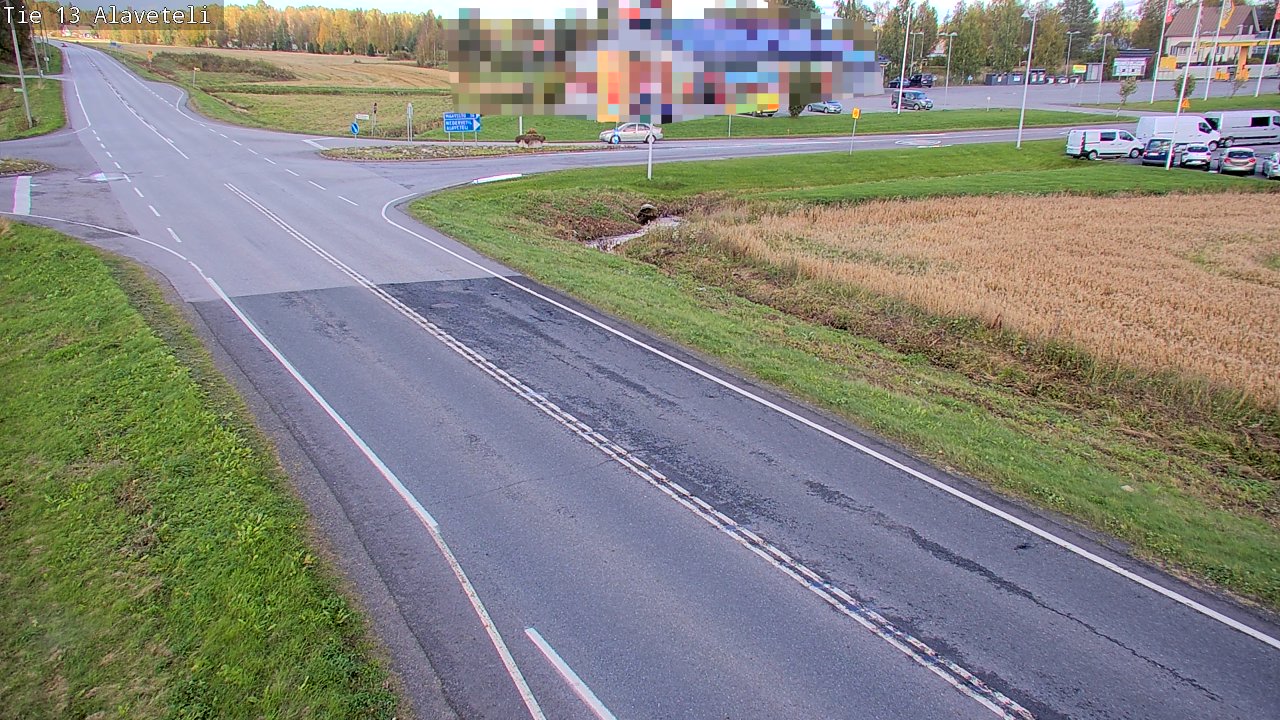 Weather Camera Image Road 13 Kruunupyy Alaveteli, Kruunupyy, Pohjanmaa