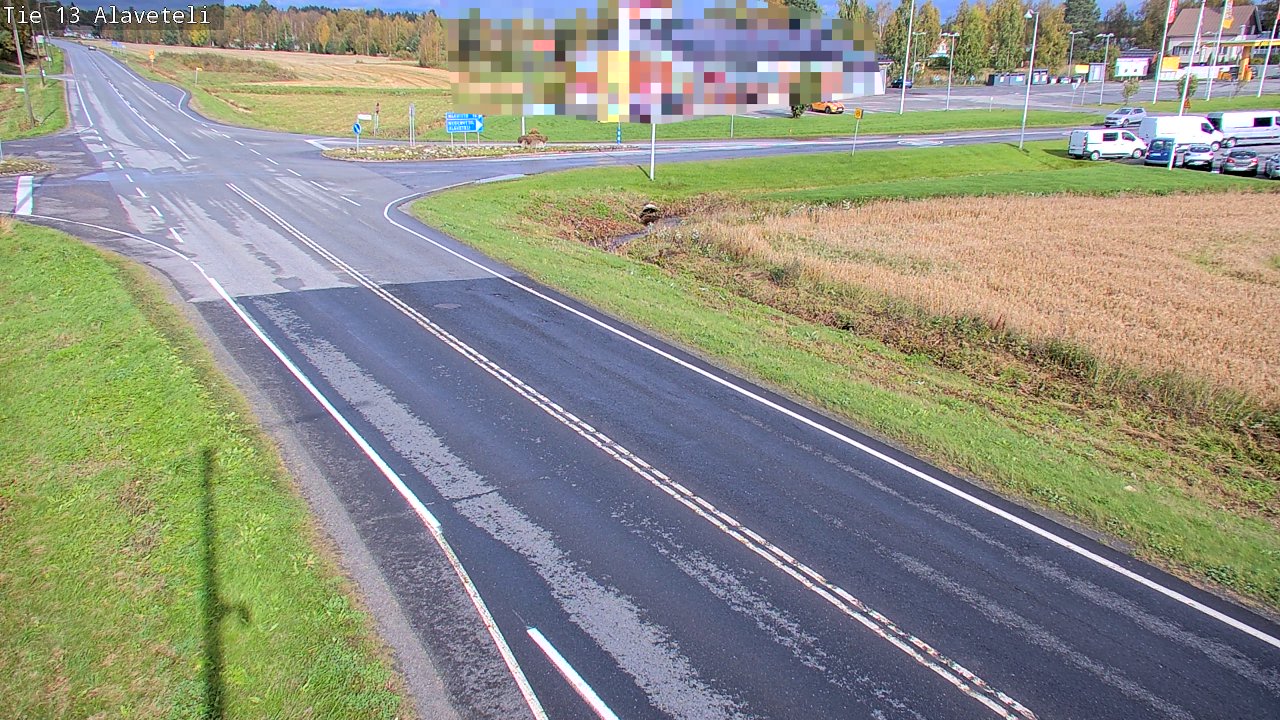 Weather Camera Image Road 13 Kruunupyy Alaveteli, Kruunupyy, Pohjanmaa