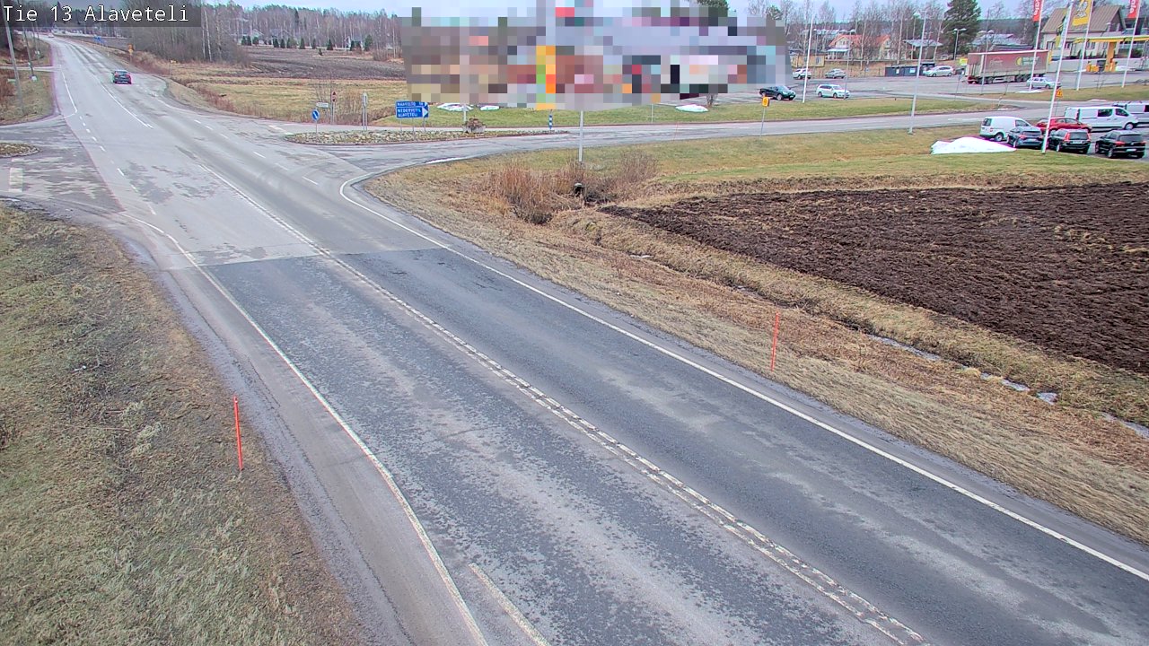 Weather Camera Image Road 13 Kruunupyy Alaveteli, Kruunupyy, Pohjanmaa