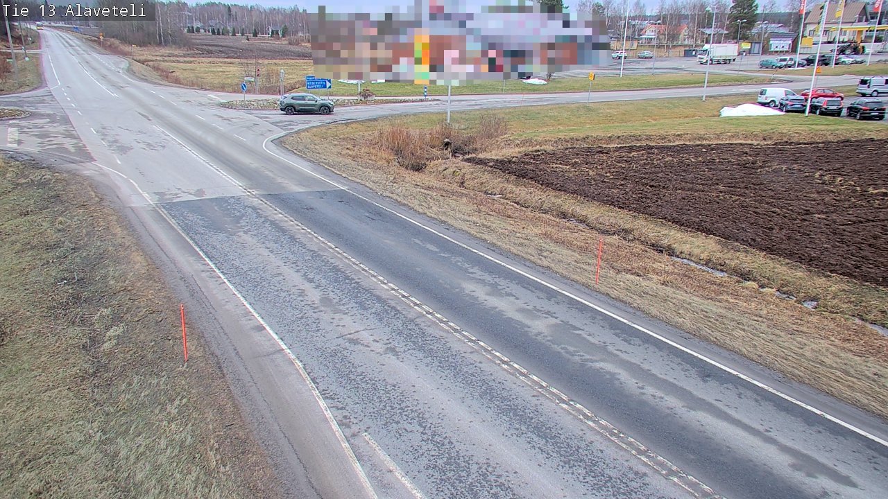 Weather Camera Image Road 13 Kruunupyy Alaveteli, Kruunupyy, Pohjanmaa