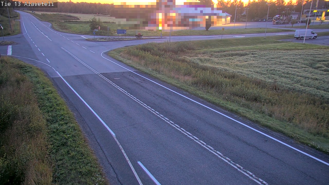 Weather Camera Image Road 13 Kruunupyy Alaveteli, Kruunupyy, Pohjanmaa