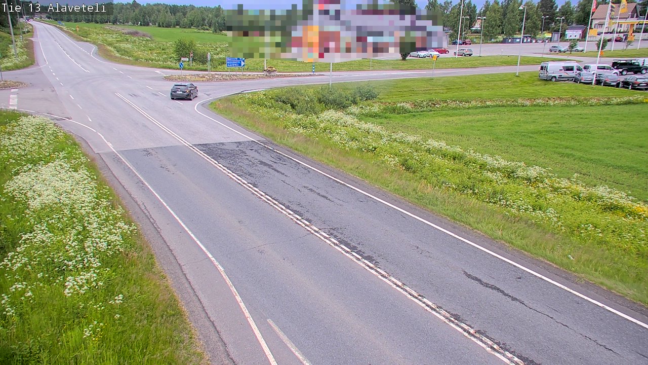 Weather Camera Image Road 13 Kruunupyy Alaveteli, Kruunupyy, Pohjanmaa