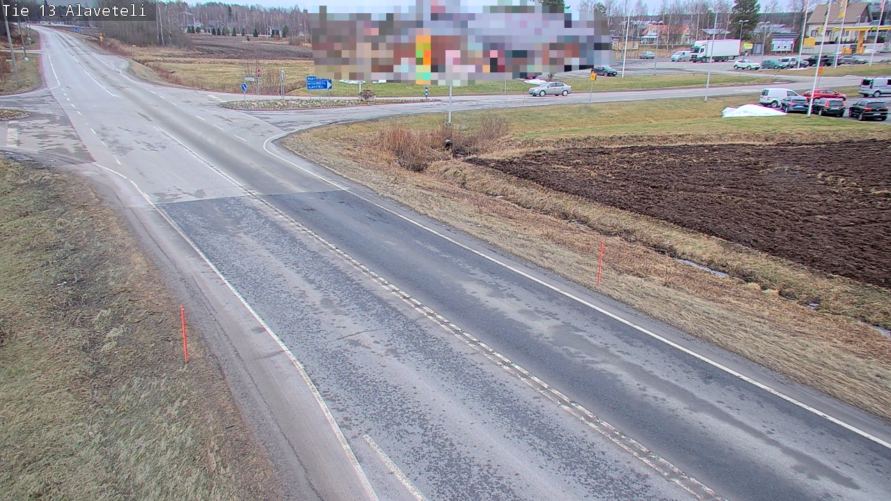 Weather Camera Image Road 13 Kruunupyy Alaveteli, Kruunupyy, Pohjanmaa