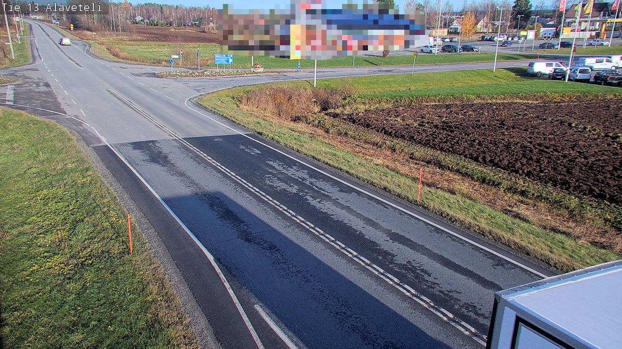 Kelikamerat Kuva Tie 13 Kruunupyy Alaveteli, Kruunupyy, Pohjanmaa