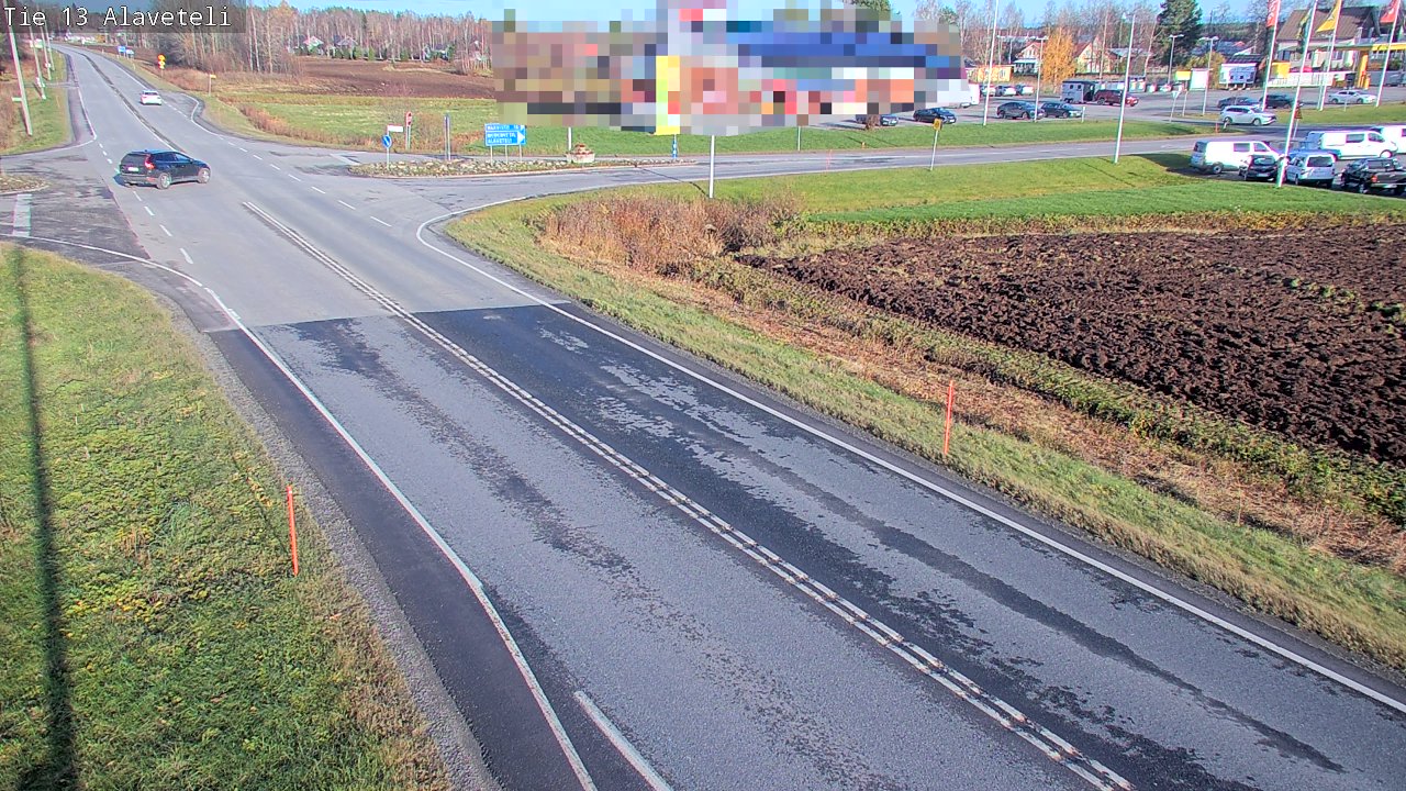 Kelikamerat Kuva Tie 13 Kruunupyy Alaveteli, Kruunupyy, Pohjanmaa