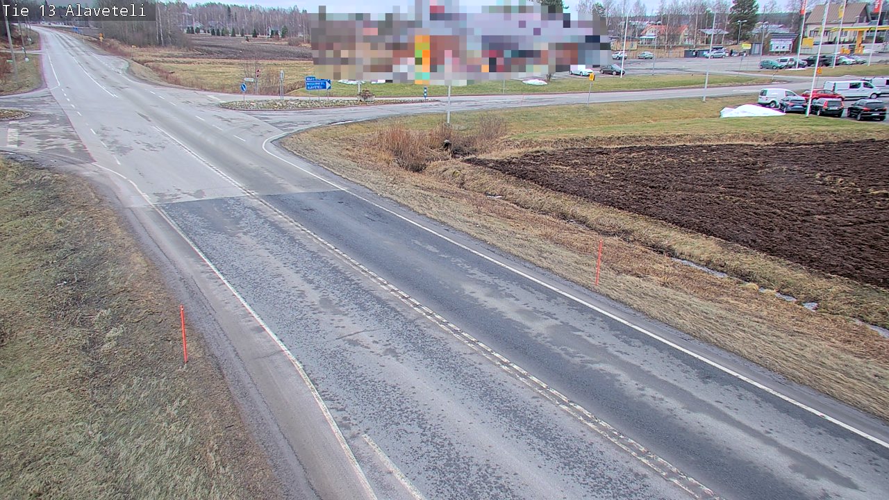 Weather Camera Image Road 13 Kruunupyy Alaveteli, Kruunupyy, Pohjanmaa