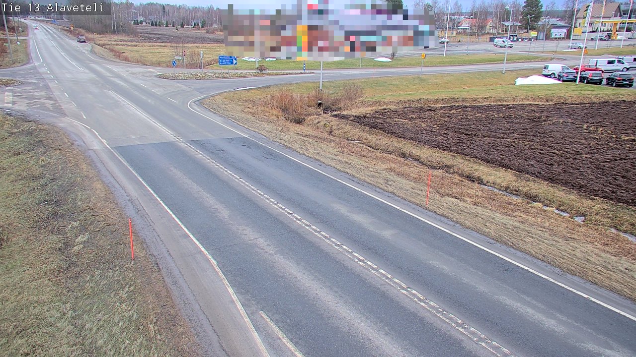 Weather Camera Image Road 13 Kruunupyy Alaveteli, Kruunupyy, Pohjanmaa