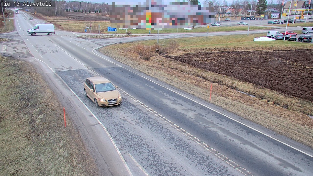 Weather Camera Image Road 13 Kruunupyy Alaveteli, Kruunupyy, Pohjanmaa