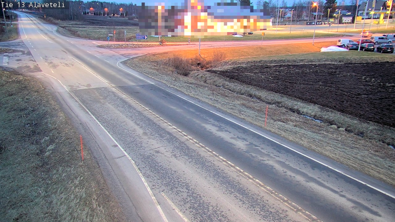 Weather Camera Image Road 13 Kruunupyy Alaveteli, Kruunupyy, Pohjanmaa