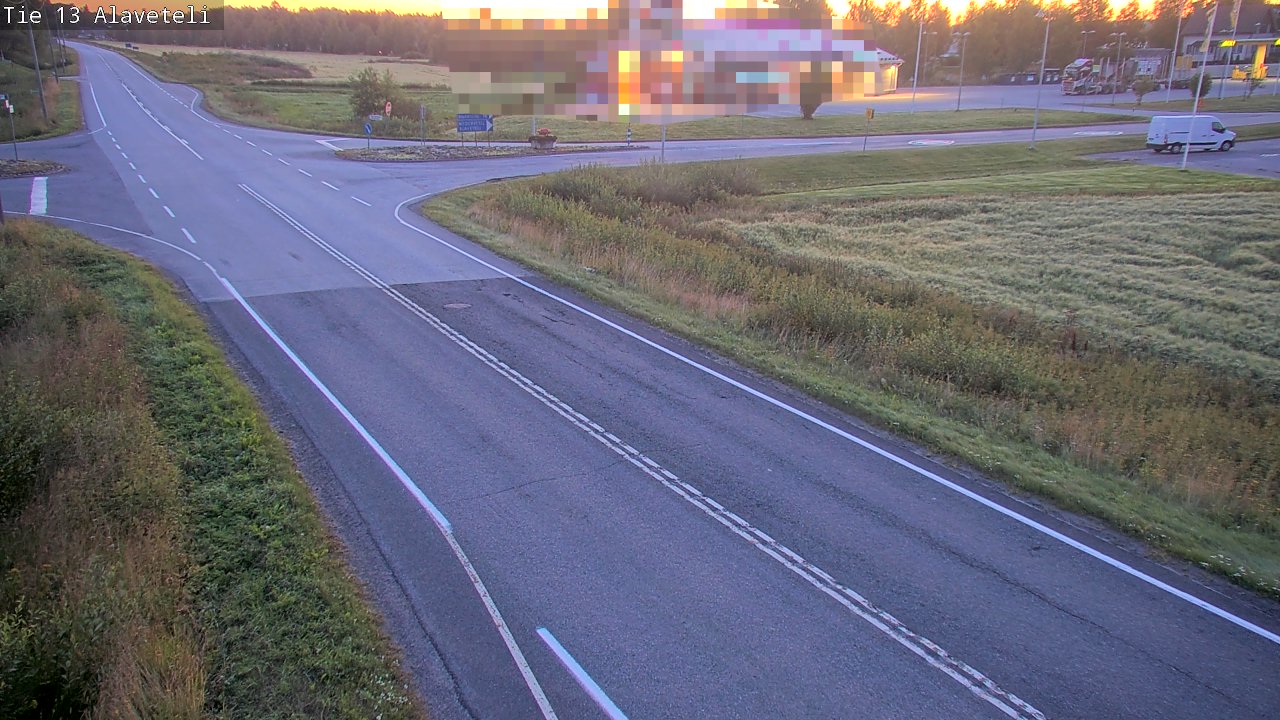 Weather Camera Image Road 13 Kruunupyy Alaveteli, Kruunupyy, Pohjanmaa