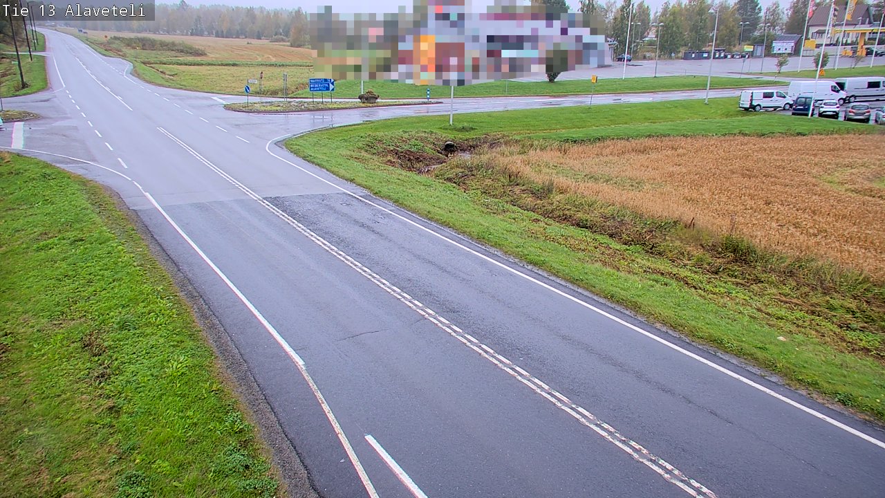 Weather Camera Image Road 13 Kruunupyy Alaveteli, Kruunupyy, Pohjanmaa