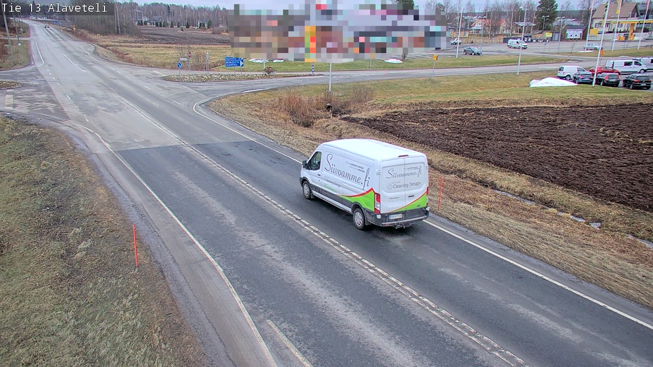 Weather Camera Image Road 13 Kruunupyy Alaveteli, Kruunupyy, Pohjanmaa