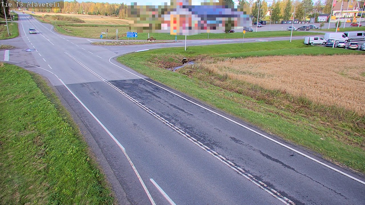 Weather Camera Image Road 13 Kruunupyy Alaveteli, Kruunupyy, Pohjanmaa