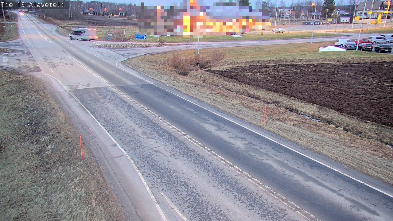 Weather Camera Image Road 13 Kruunupyy Alaveteli, Kruunupyy, Pohjanmaa