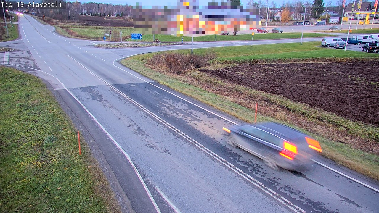 Kelikamerat Kuva Tie 13 Kruunupyy Alaveteli, Kruunupyy, Pohjanmaa