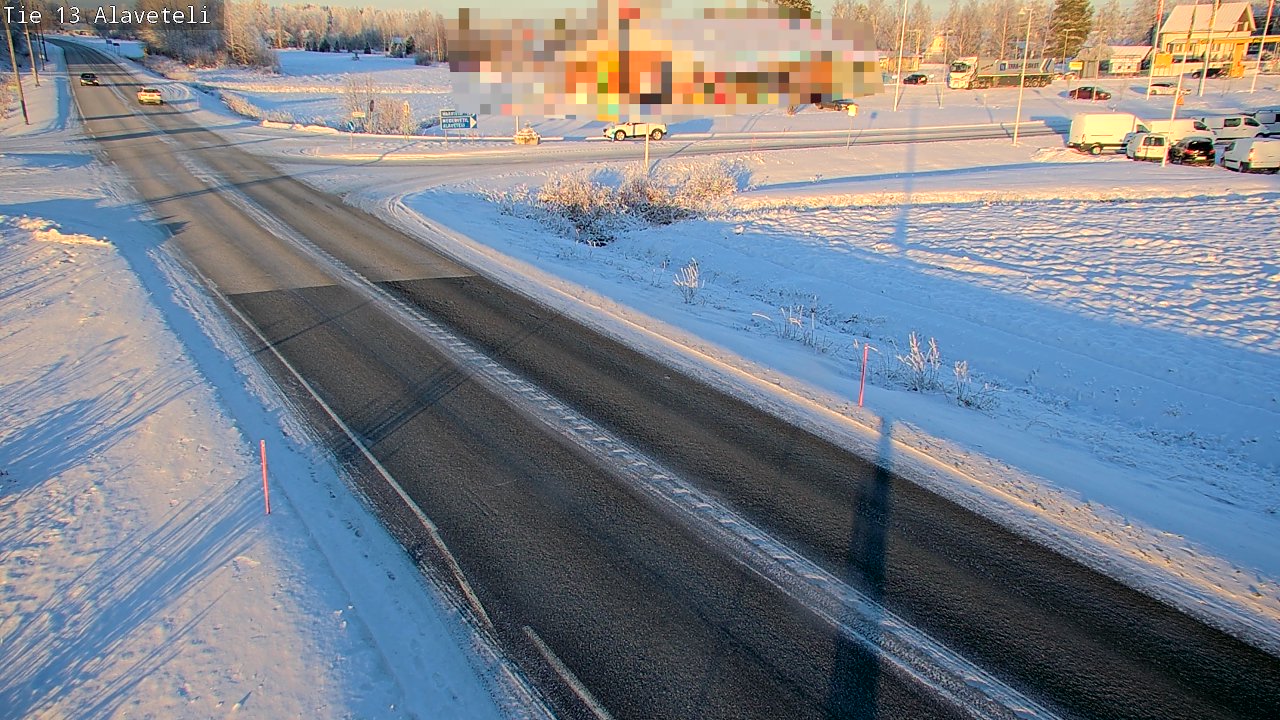 Weather Camera Image Road 13 Kruunupyy Alaveteli, Kruunupyy, Pohjanmaa