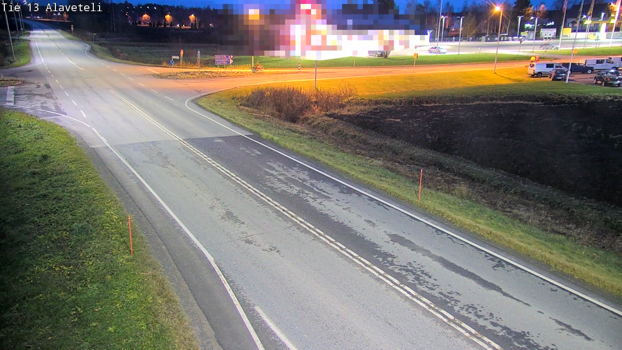 Kelikamerat Kuva Tie 13 Kruunupyy Alaveteli, Kruunupyy, Pohjanmaa