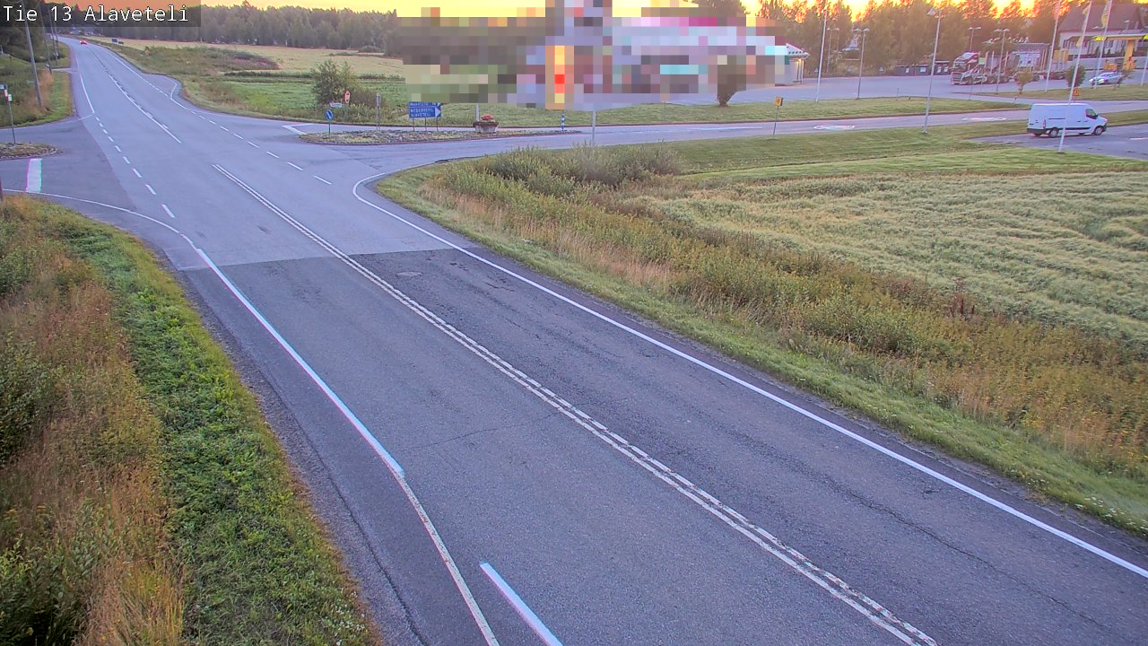 Weather Camera Image Road 13 Kruunupyy Alaveteli, Kruunupyy, Pohjanmaa