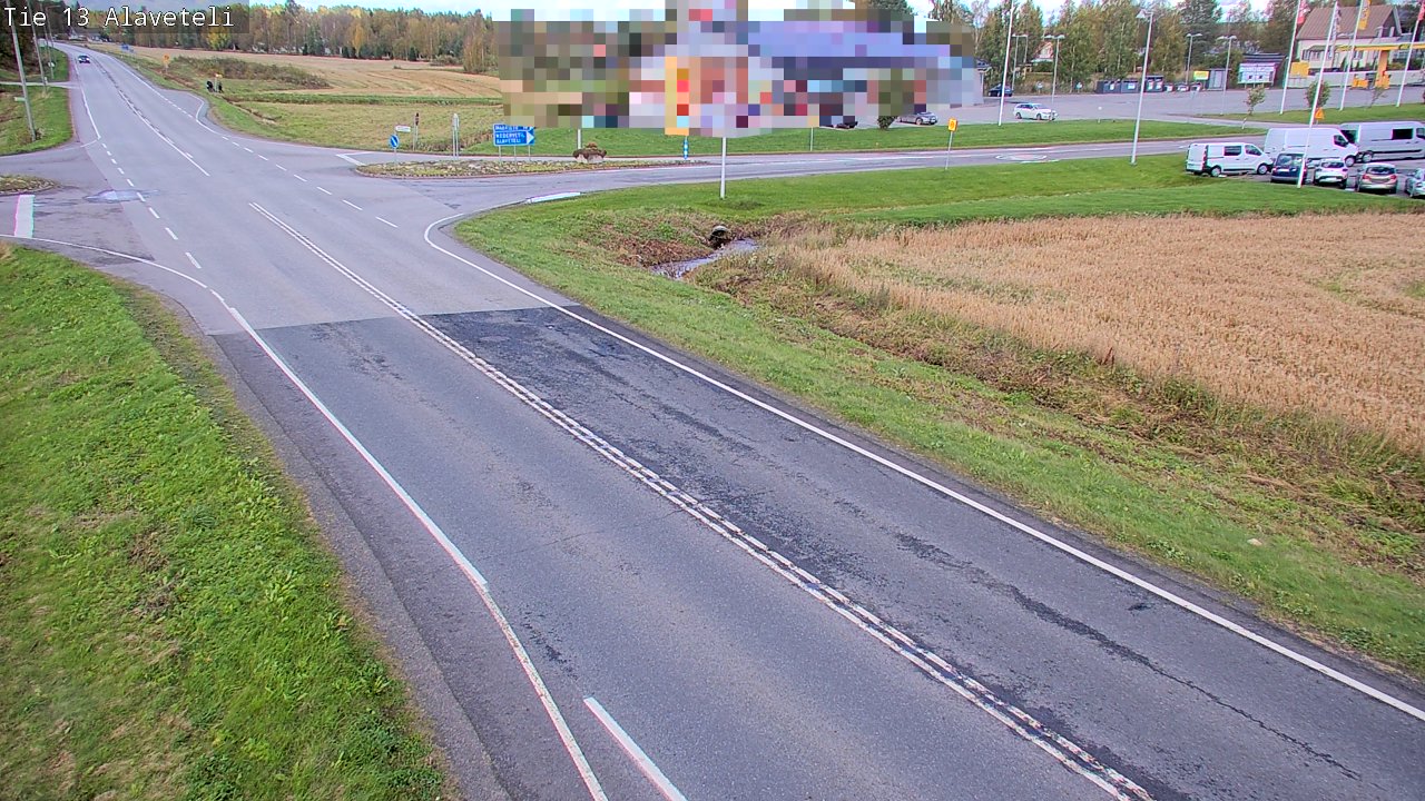 Weather Camera Image Road 13 Kruunupyy Alaveteli, Kruunupyy, Pohjanmaa