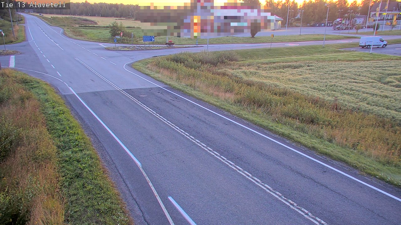 Weather Camera Image Road 13 Kruunupyy Alaveteli, Kruunupyy, Pohjanmaa