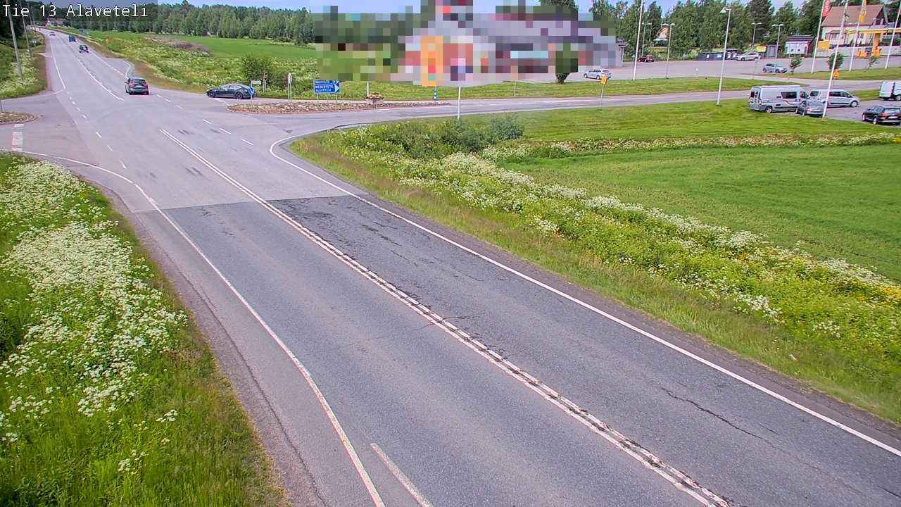Weather Camera Image Road 13 Kruunupyy Alaveteli, Kruunupyy, Pohjanmaa