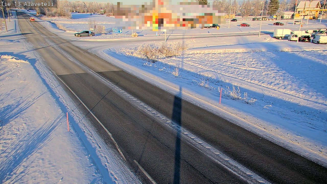 Weather Camera Image Road 13 Kruunupyy Alaveteli, Kruunupyy, Pohjanmaa