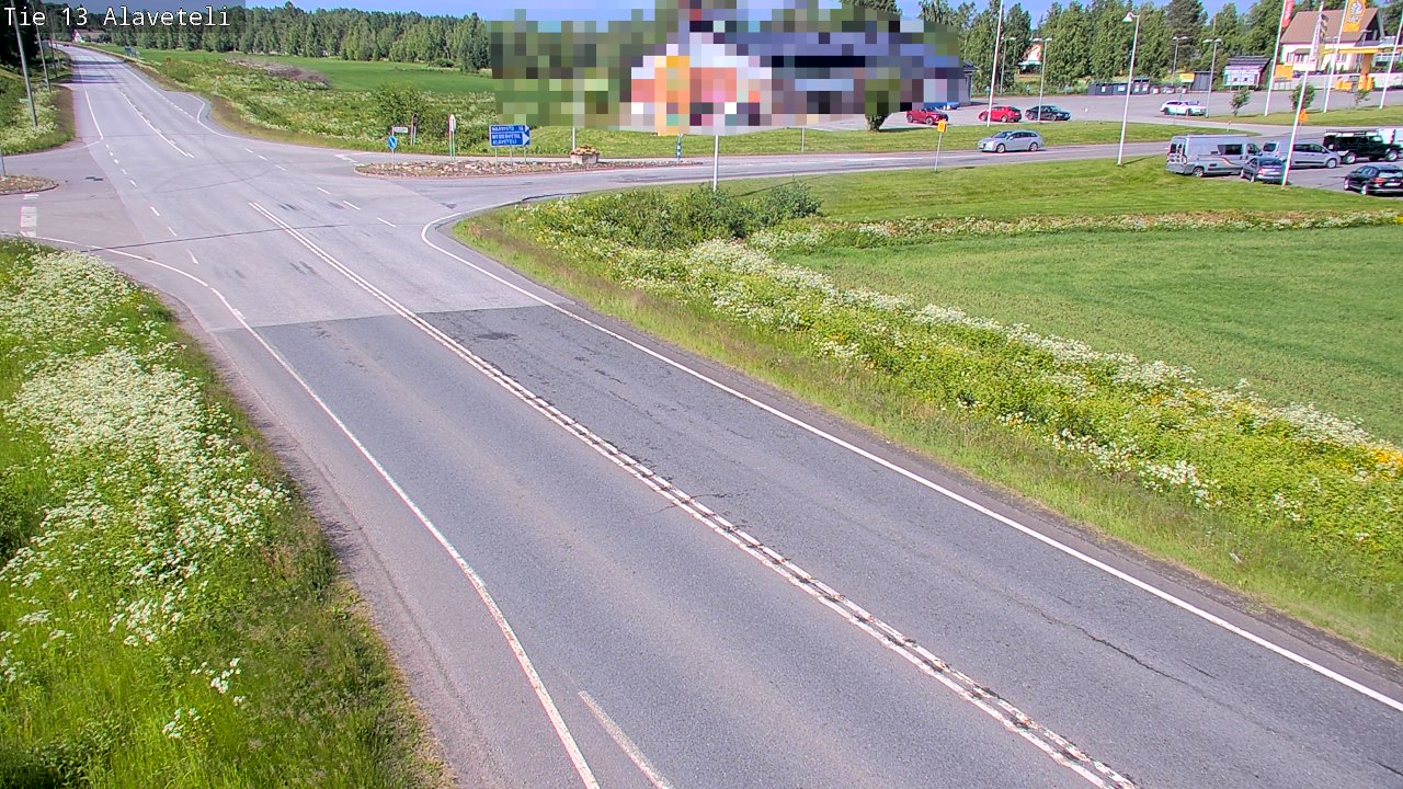 Weather Camera Image Road 13 Kruunupyy Alaveteli, Kruunupyy, Pohjanmaa