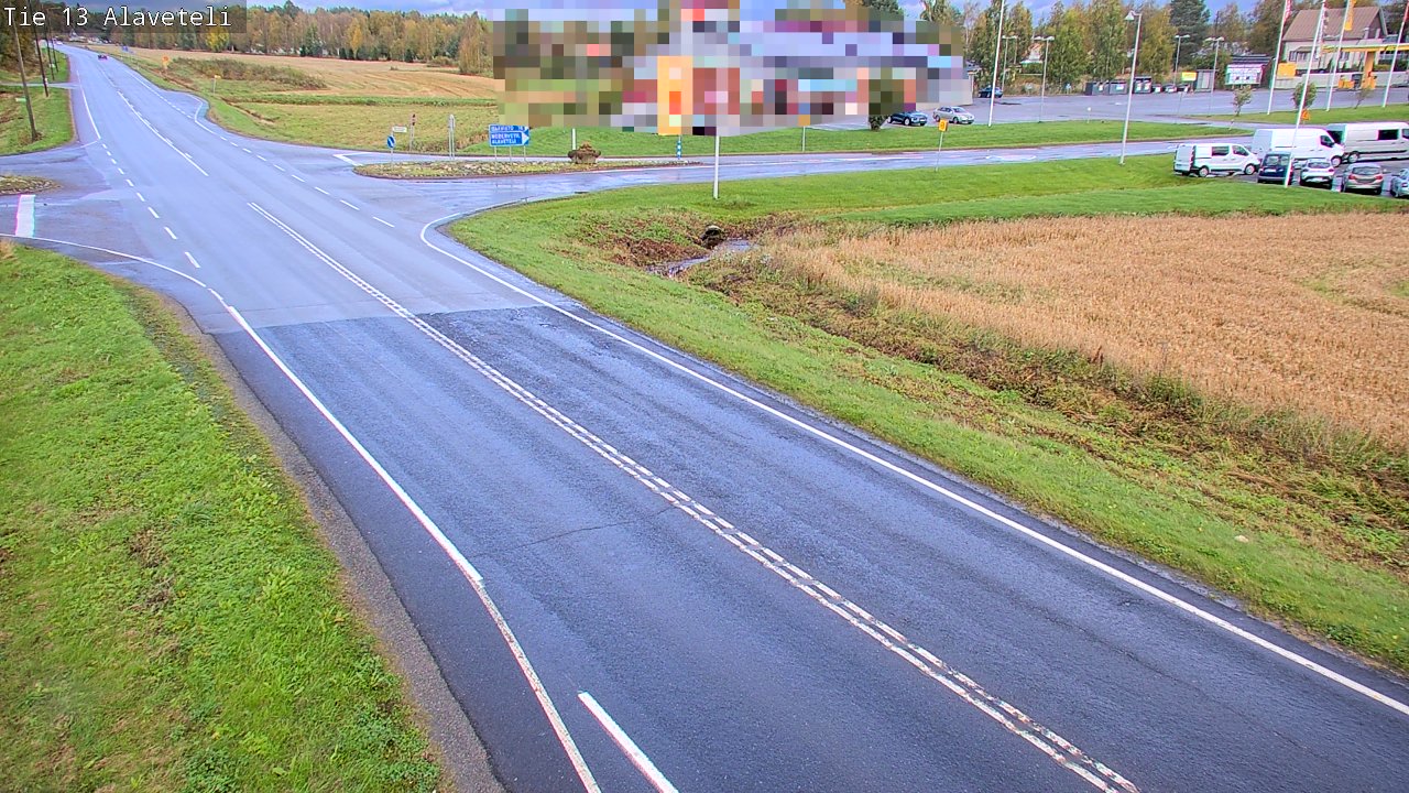 Weather Camera Image Road 13 Kruunupyy Alaveteli, Kruunupyy, Pohjanmaa