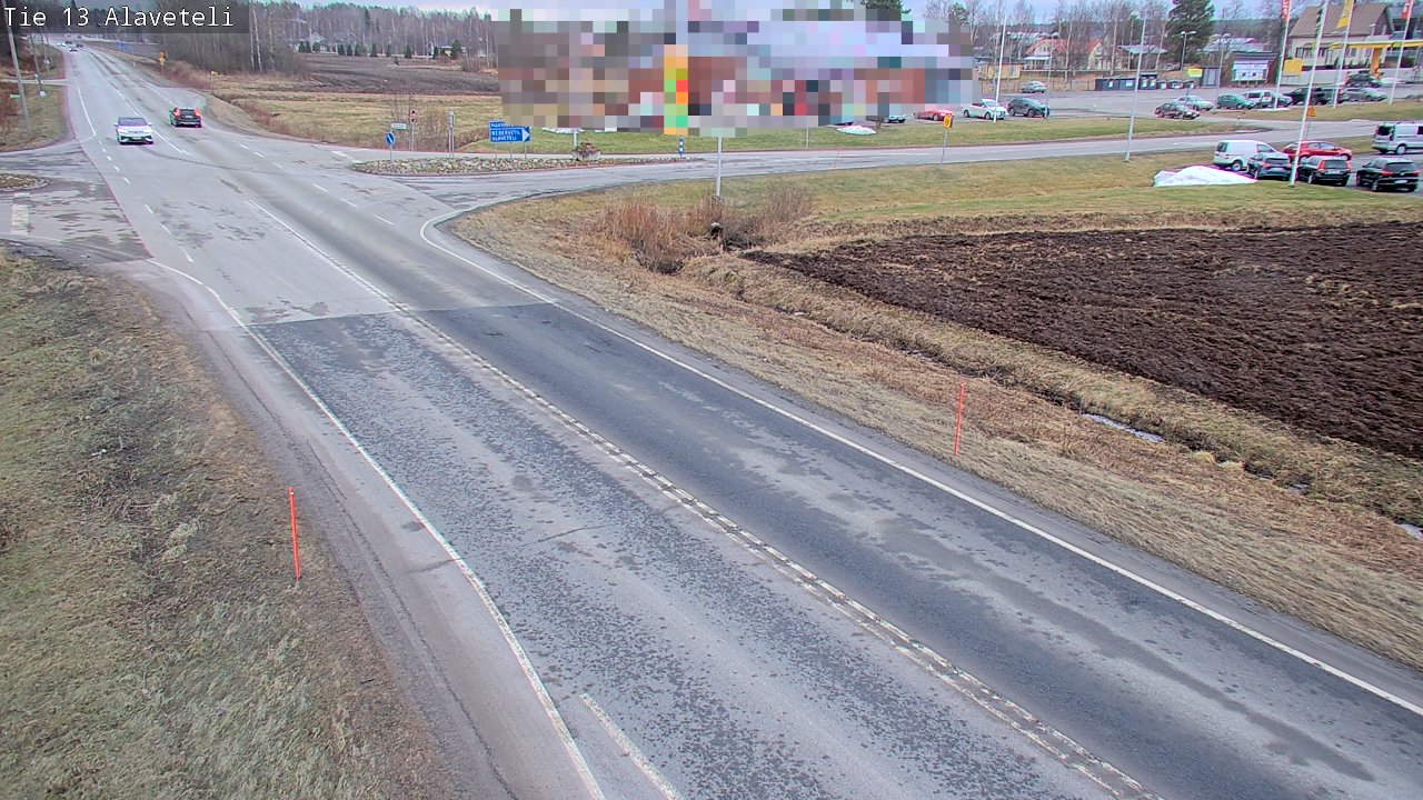 Weather Camera Image Road 13 Kruunupyy Alaveteli, Kruunupyy, Pohjanmaa