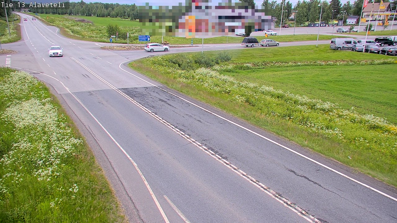 Weather Camera Image Road 13 Kruunupyy Alaveteli, Kruunupyy, Pohjanmaa