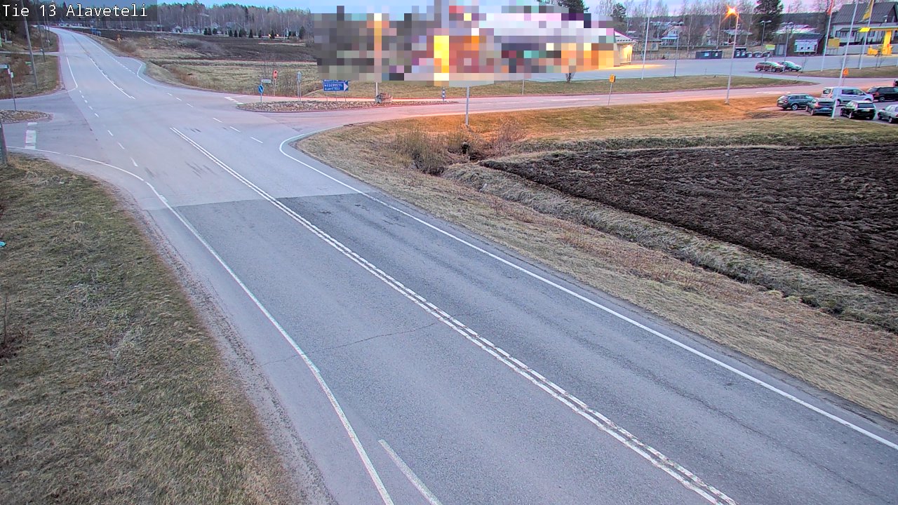Weather Camera Image Road 13 Kruunupyy Alaveteli, Kruunupyy, Pohjanmaa