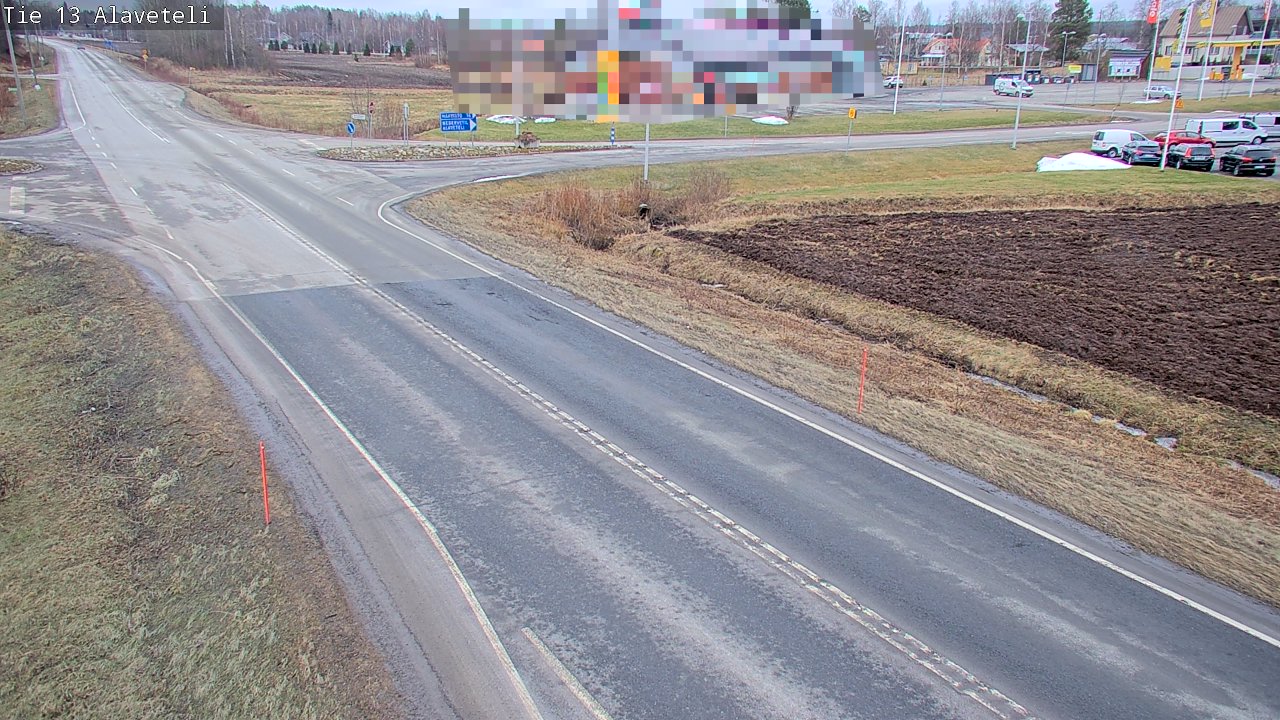 Weather Camera Image Road 13 Kruunupyy Alaveteli, Kruunupyy, Pohjanmaa