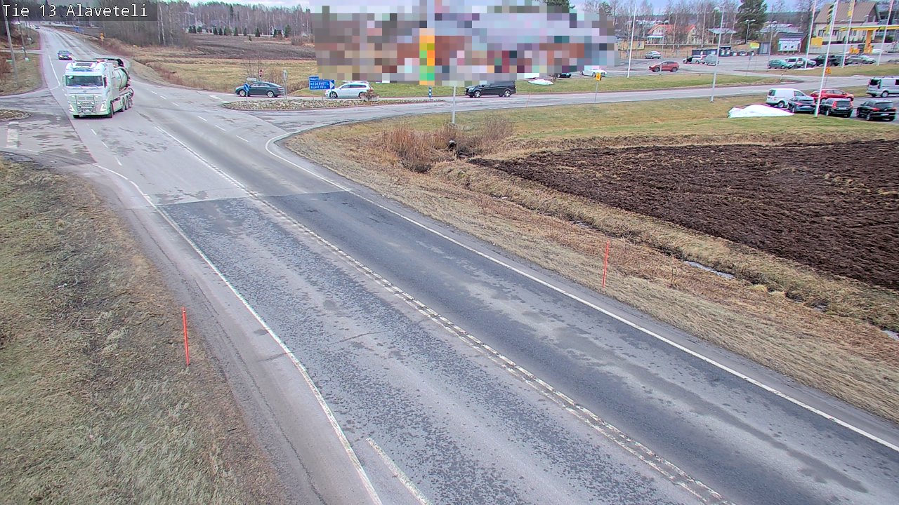 Weather Camera Image Road 13 Kruunupyy Alaveteli, Kruunupyy, Pohjanmaa