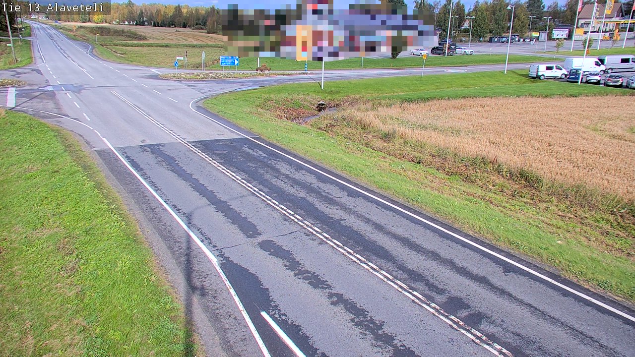 Weather Camera Image Road 13 Kruunupyy Alaveteli, Kruunupyy, Pohjanmaa