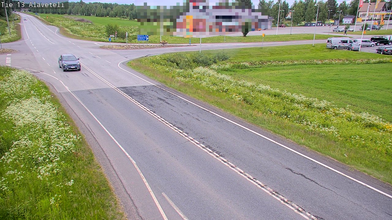 Weather Camera Image Road 13 Kruunupyy Alaveteli, Kruunupyy, Pohjanmaa