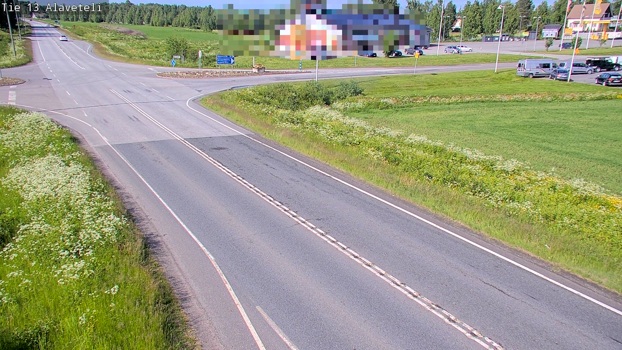 Weather Camera Image Road 13 Kruunupyy Alaveteli, Kruunupyy, Pohjanmaa