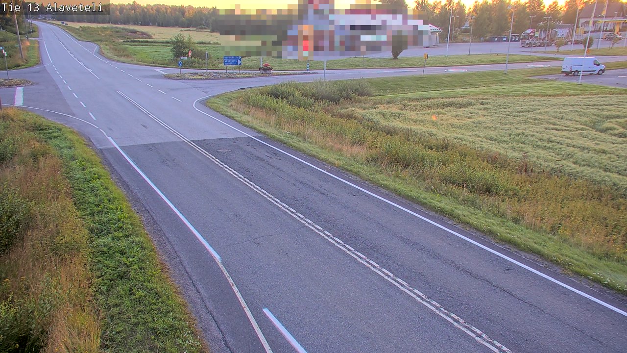 Weather Camera Image Road 13 Kruunupyy Alaveteli, Kruunupyy, Pohjanmaa