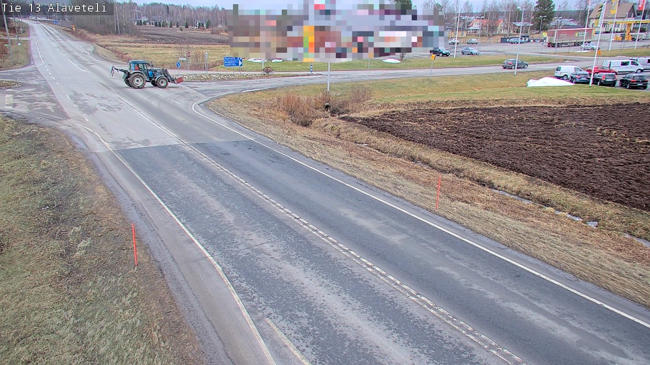 Weather Camera Image Road 13 Kruunupyy Alaveteli, Kruunupyy, Pohjanmaa