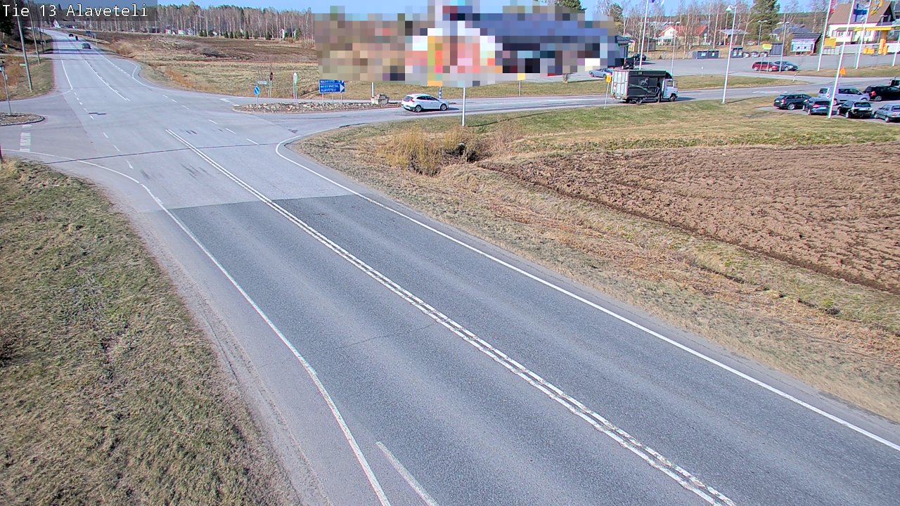 Kelikamerat Kuva Tie 13 Kruunupyy Alaveteli, Kruunupyy, Pohjanmaa