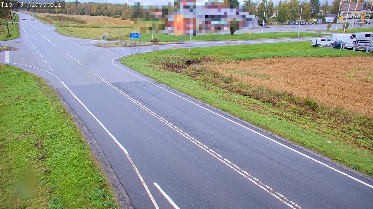Weather Camera Image Road 13 Kruunupyy Alaveteli, Kruunupyy, Pohjanmaa