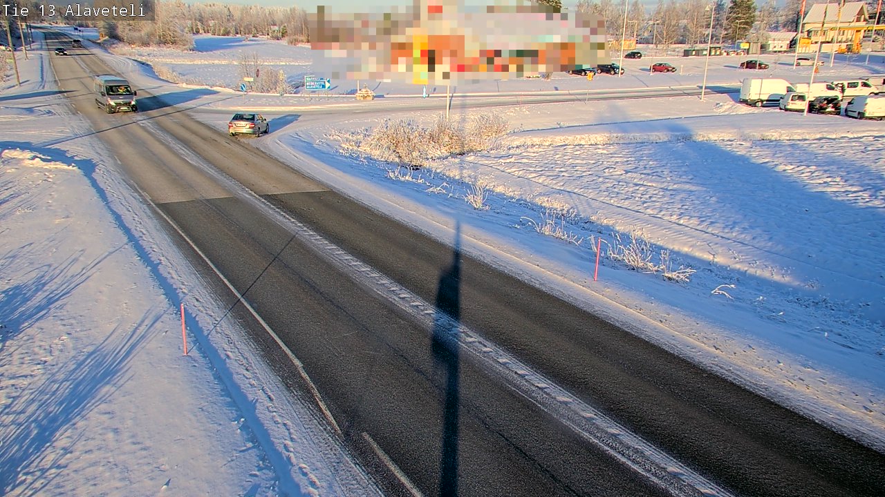 Weather Camera Image Road 13 Kruunupyy Alaveteli, Kruunupyy, Pohjanmaa