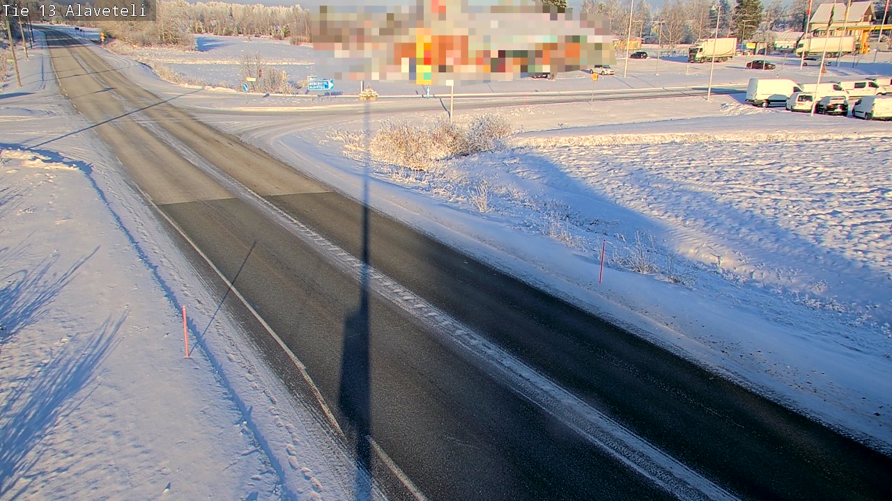 Weather Camera Image Road 13 Kruunupyy Alaveteli, Kruunupyy, Pohjanmaa
