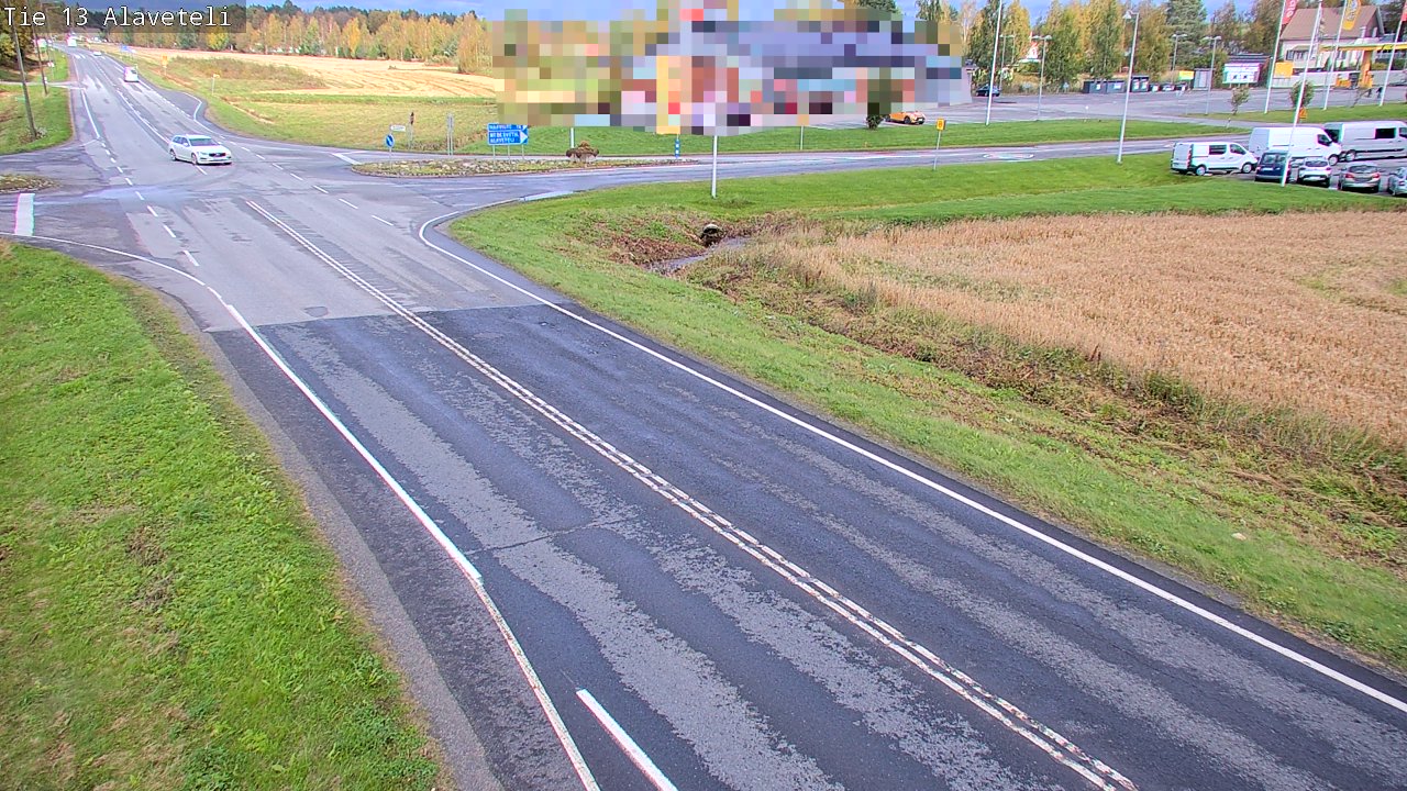 Weather Camera Image Road 13 Kruunupyy Alaveteli, Kruunupyy, Pohjanmaa