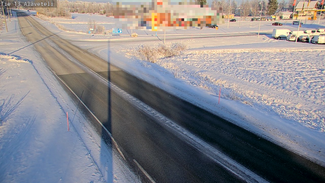 Weather Camera Image Road 13 Kruunupyy Alaveteli, Kruunupyy, Pohjanmaa